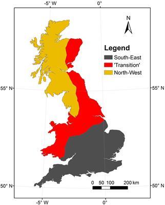 Regional Differences in Spatiotemporal Drought Characteristics in Great Britain